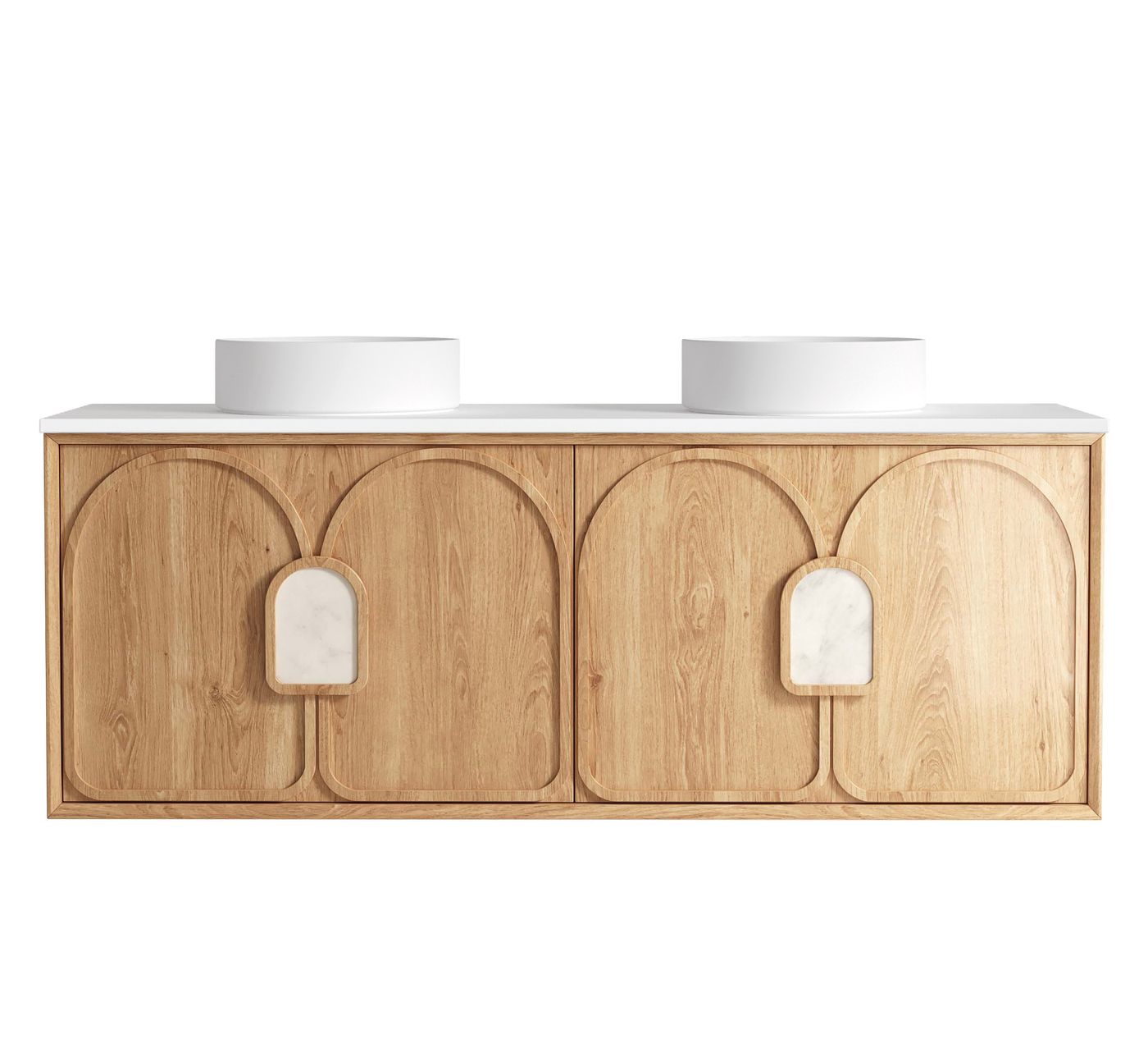 Laguna Mark II 1500mm Woodland Oak Wall Hung Vanity