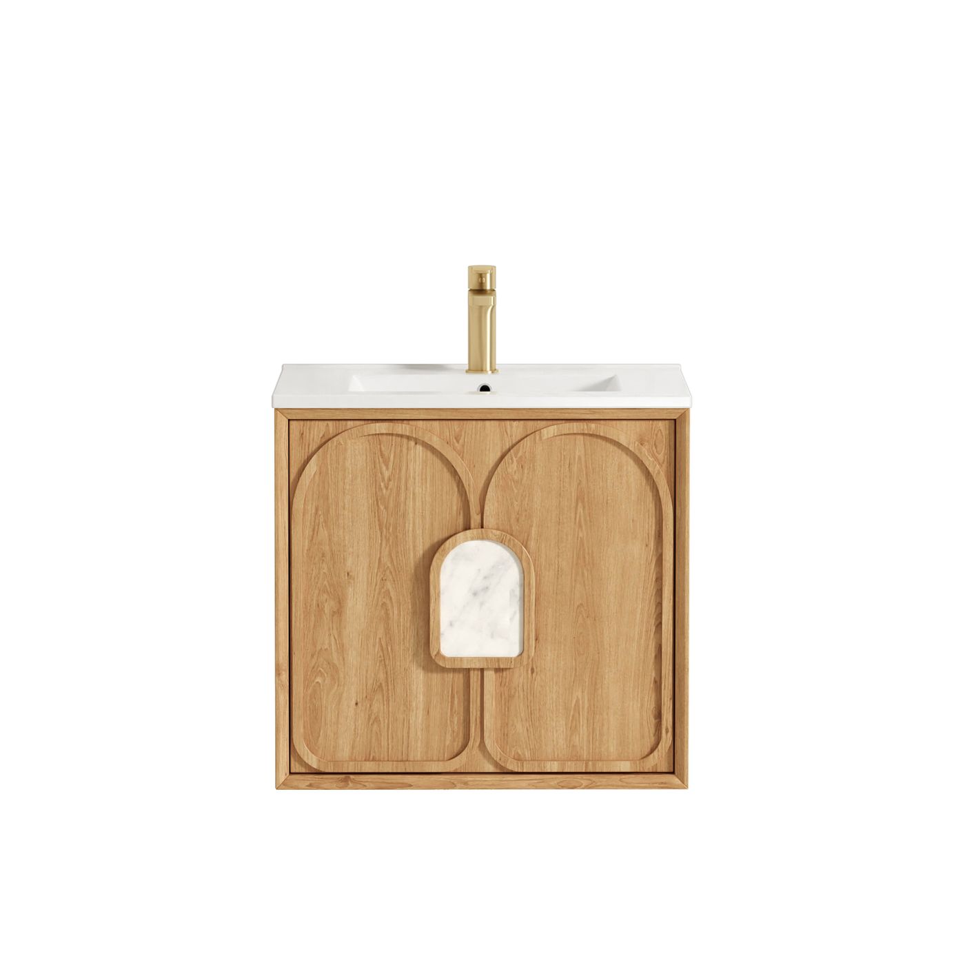 Laguna Mark II 600mm Woodland Oak Wall Hung Vanity