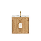 Laguna Mark II 600mm Woodland Oak Wall Hung Vanity