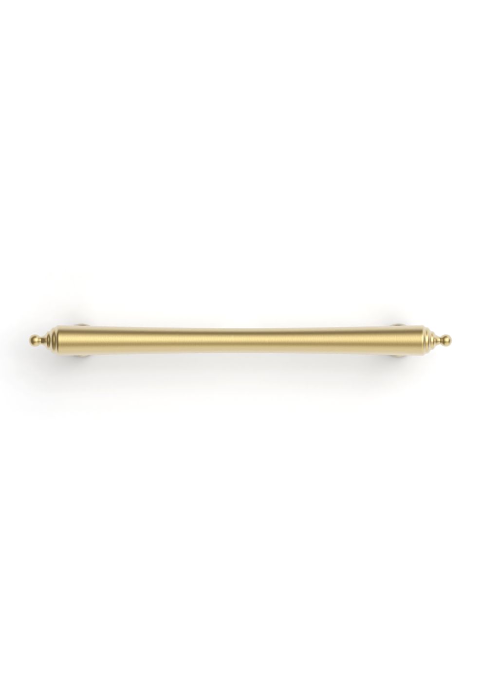 Heirloom - 171mm Brushed Brass Handle (Premium Solid Brass Construction)
