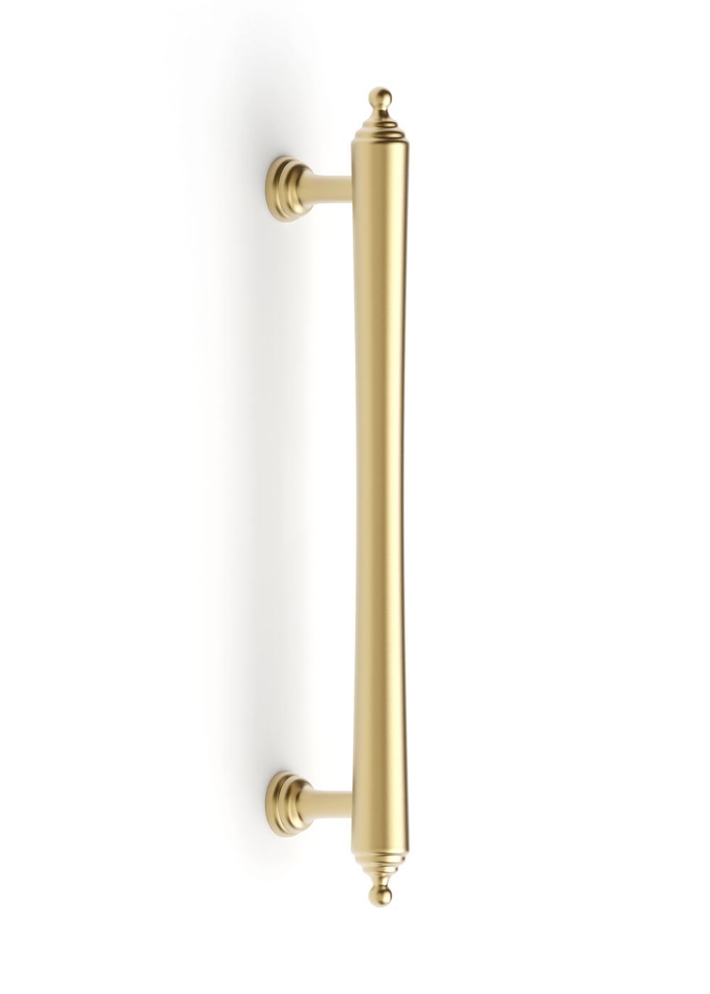 Heirloom - 171mm Brushed Brass Handle (Premium Solid Brass Construction)