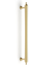 Heirloom - 233mm Brushed Brass Handle (Premium Solid Brass Construction)