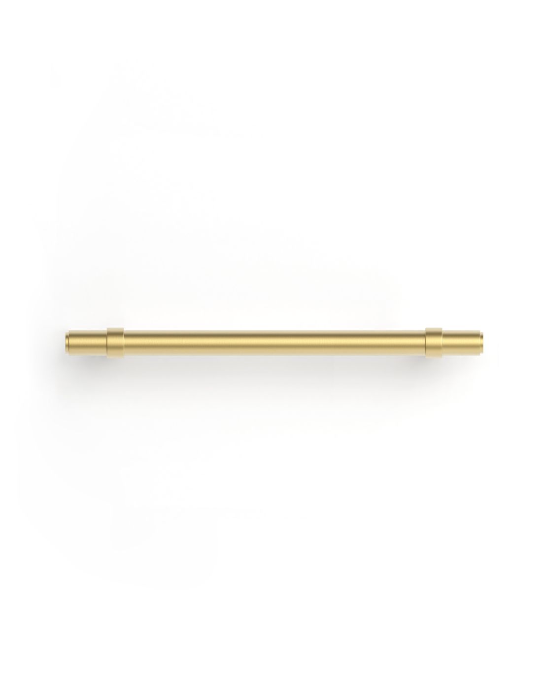 Astor - 210mm Brushed Brass Handle (Premium Solid Brass Construction)