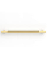 Soho - 195mm Brushed Brass Handle (Premium Solid Brass Construction)