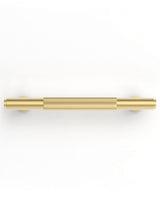 Soho - 132mm Brushed Brass Handle (Premium Solid Brass Construction)