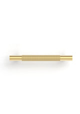 Nord - 130mm Brushed Brass Handle (Premium Solid Brass Construction)