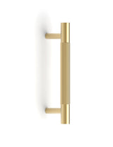 Nord - 130mm Brushed Brass Handle (Premium Solid Brass Construction)