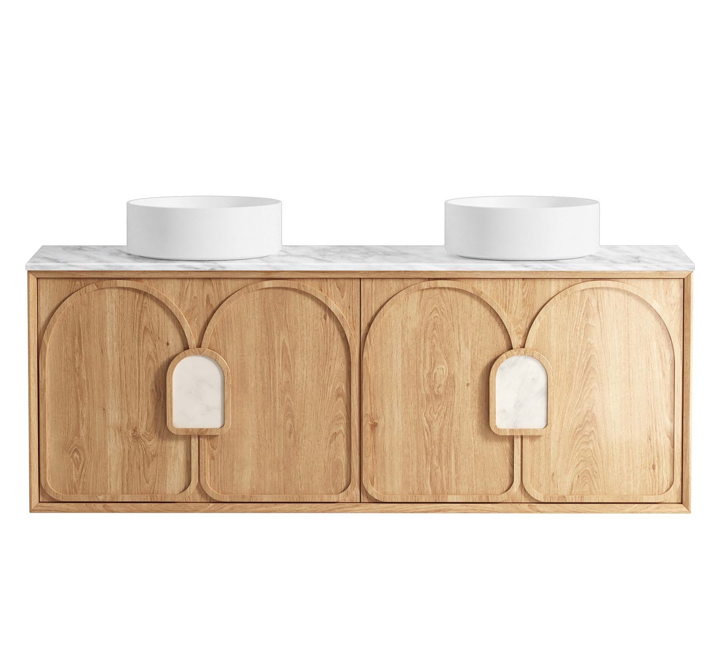 Laguna Mark II 1500mm Woodland Oak Wall Hung Vanity