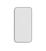 LED Newport 1500(W)x750(H) Black Metal Frame Tuffi Mirror- Install Horizontal or Vertical