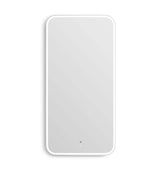LED Newport 1500(W)x750(H) White Metal Frame Mirror- Install Horizontal or Vertical
