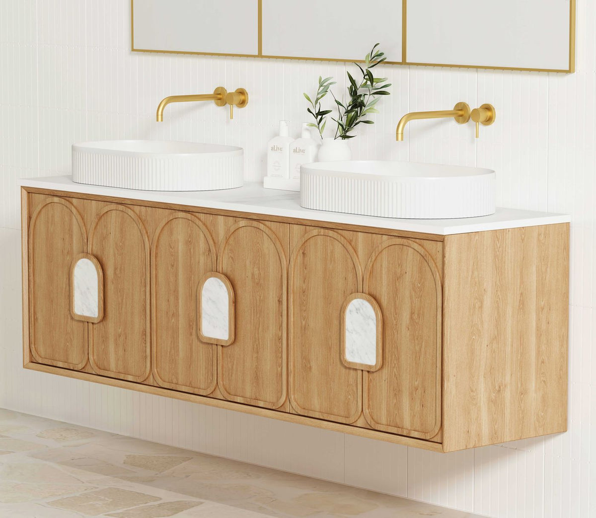 Otti Laguna MKII Vanity 1800mm Double Basin
