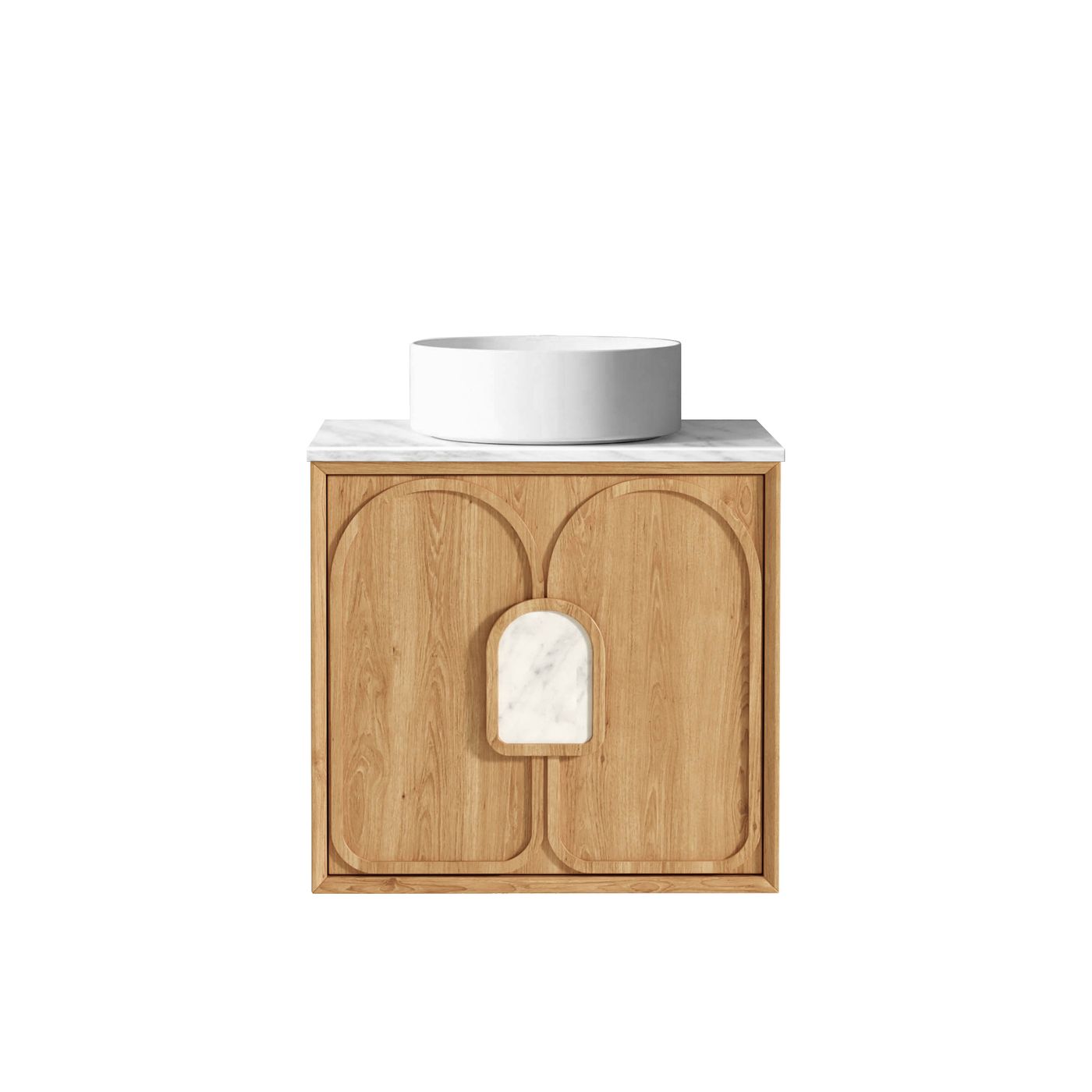 Laguna Mark II 600mm Woodland Oak Wall Hung Vanity
