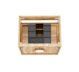 Laguna Mark II 600mm Woodland Oak Wall Hung Vanity