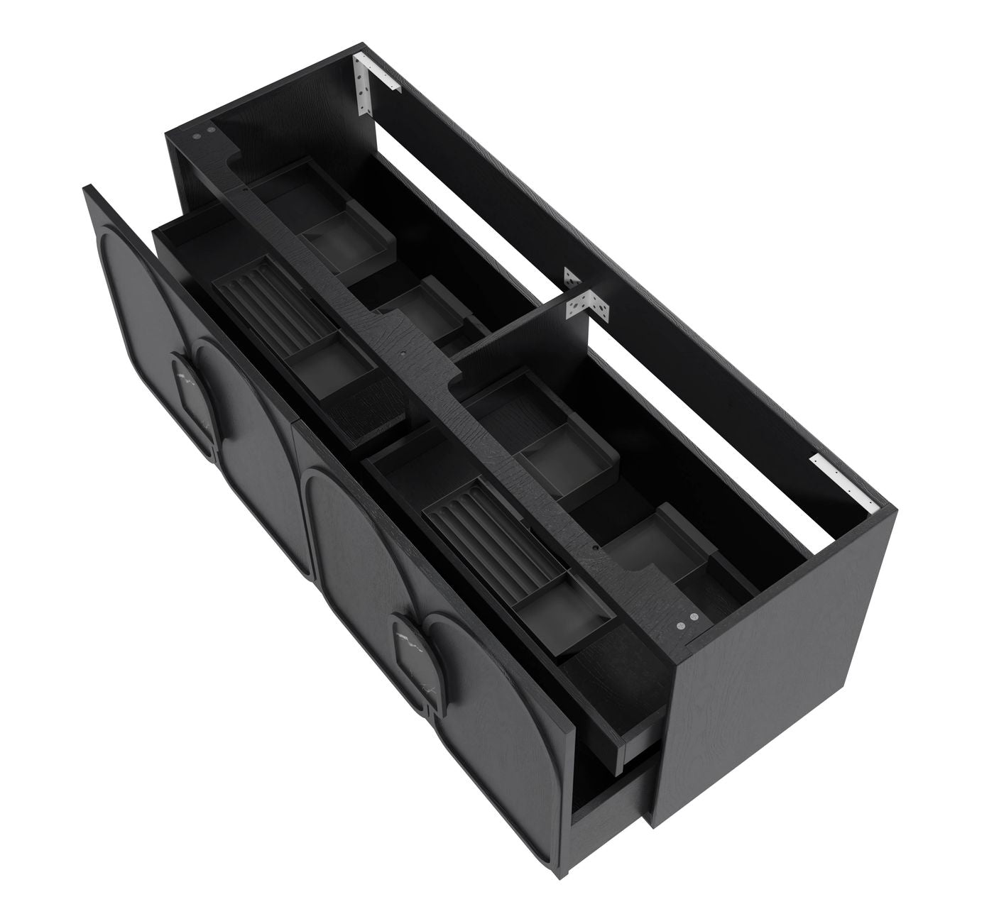 Laguna Mark II 1500mm Black Oak Wall Hung Vanity