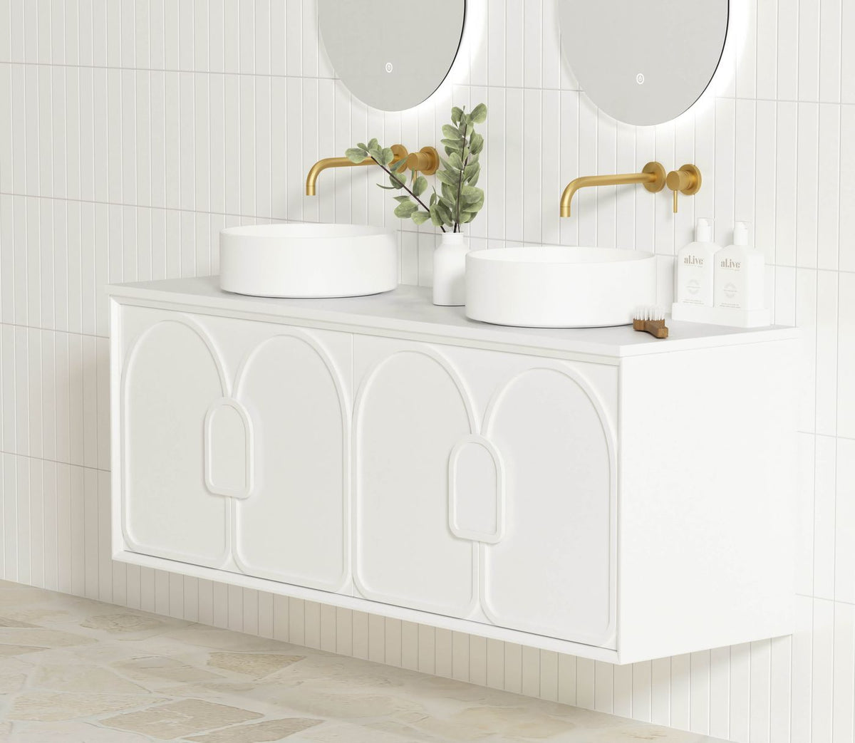 Otti Laguna MKII Vanity 1500mm Double Basin