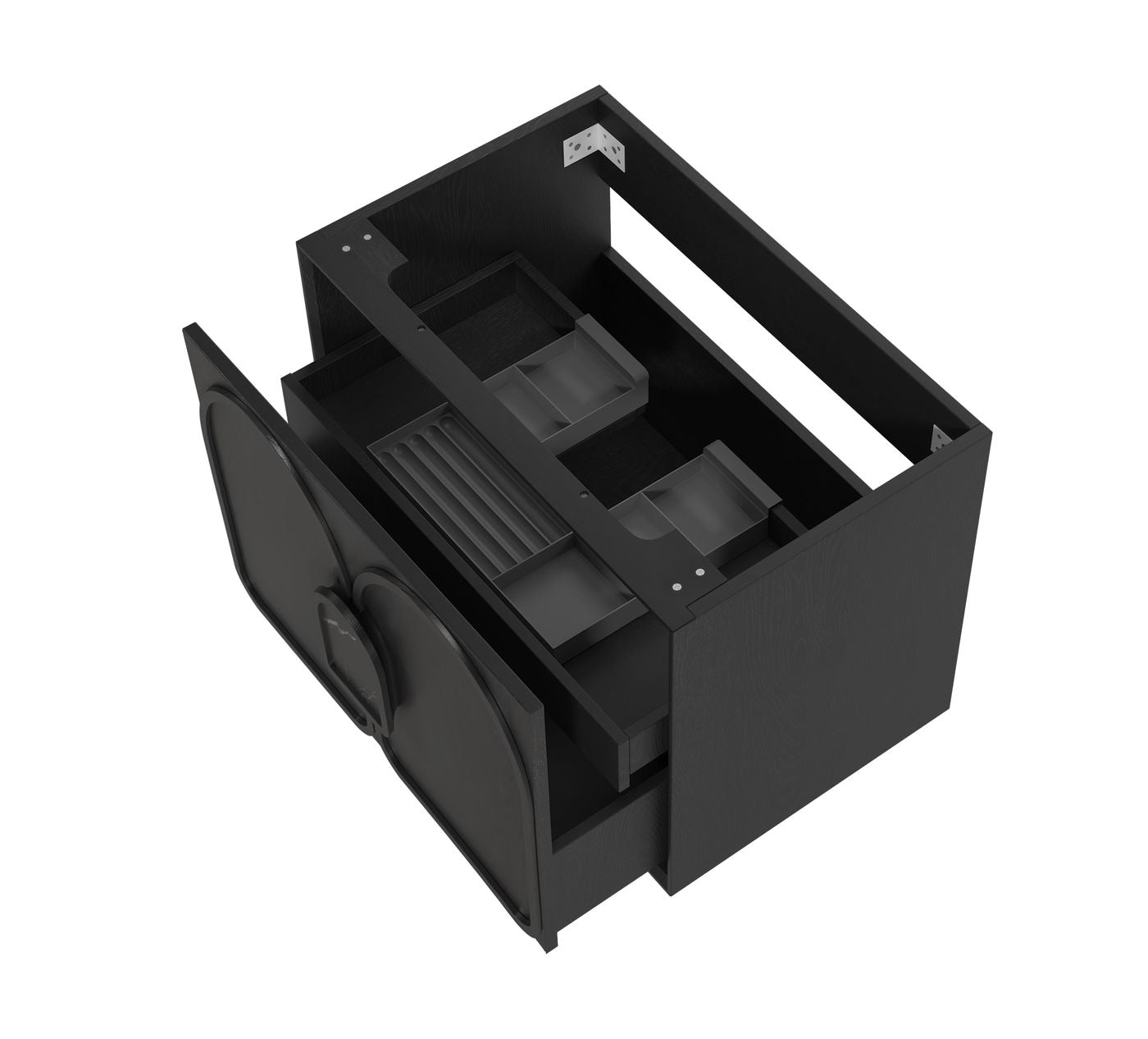 Laguna Mark II 750mm Black Oak Wall Hung Vanity