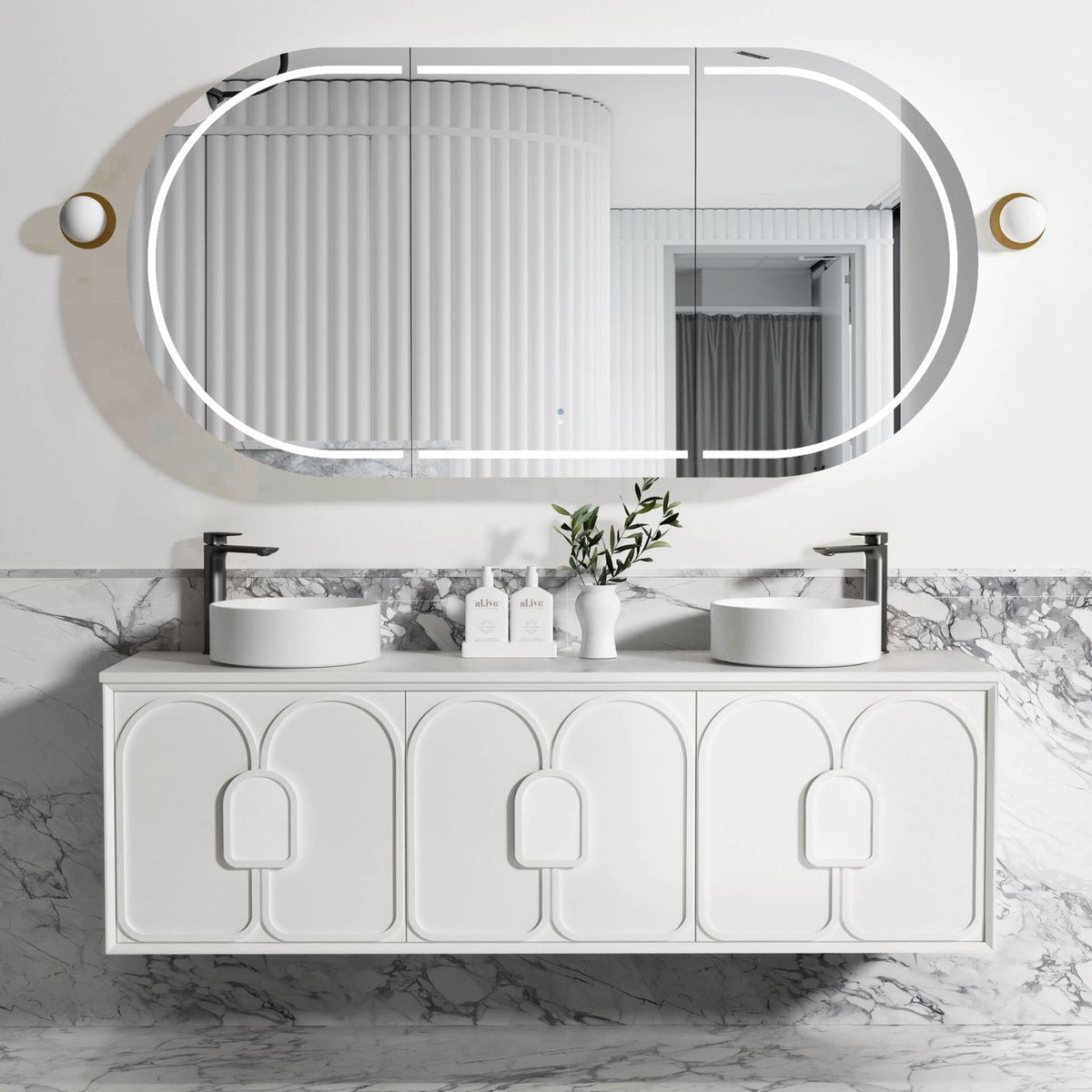 Otti Laguna MKII Vanity 1800mm Double Basin