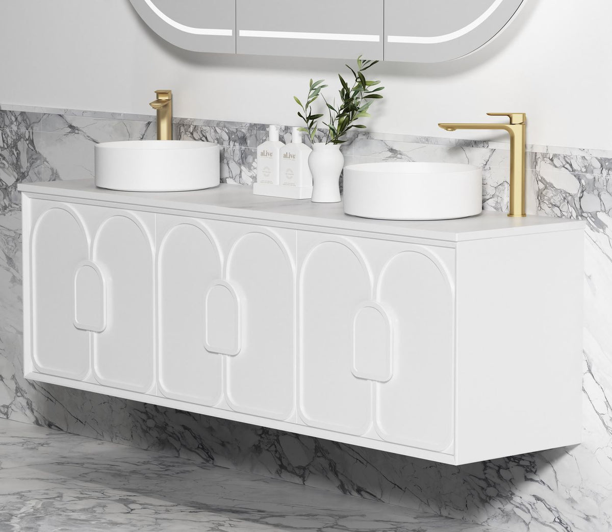 Otti Laguna MKII Vanity 1800mm Double Basin