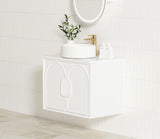 Laguna Mark II 600mm Matte White Wall Hung Vanity