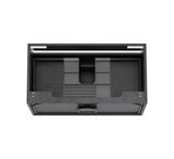 Laguna Mark II 900mm Black Oak Wall Hung Vanity - rear mounting detail