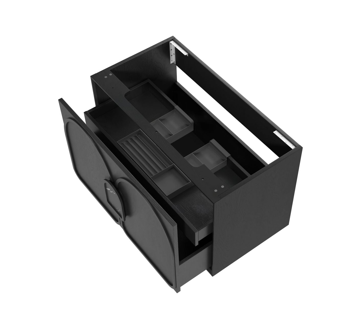 Laguna Mark II 900mm Black Oak Wall Hung Vanity