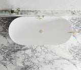 Attica Bondi 1700 Matte White Bath with Overflow