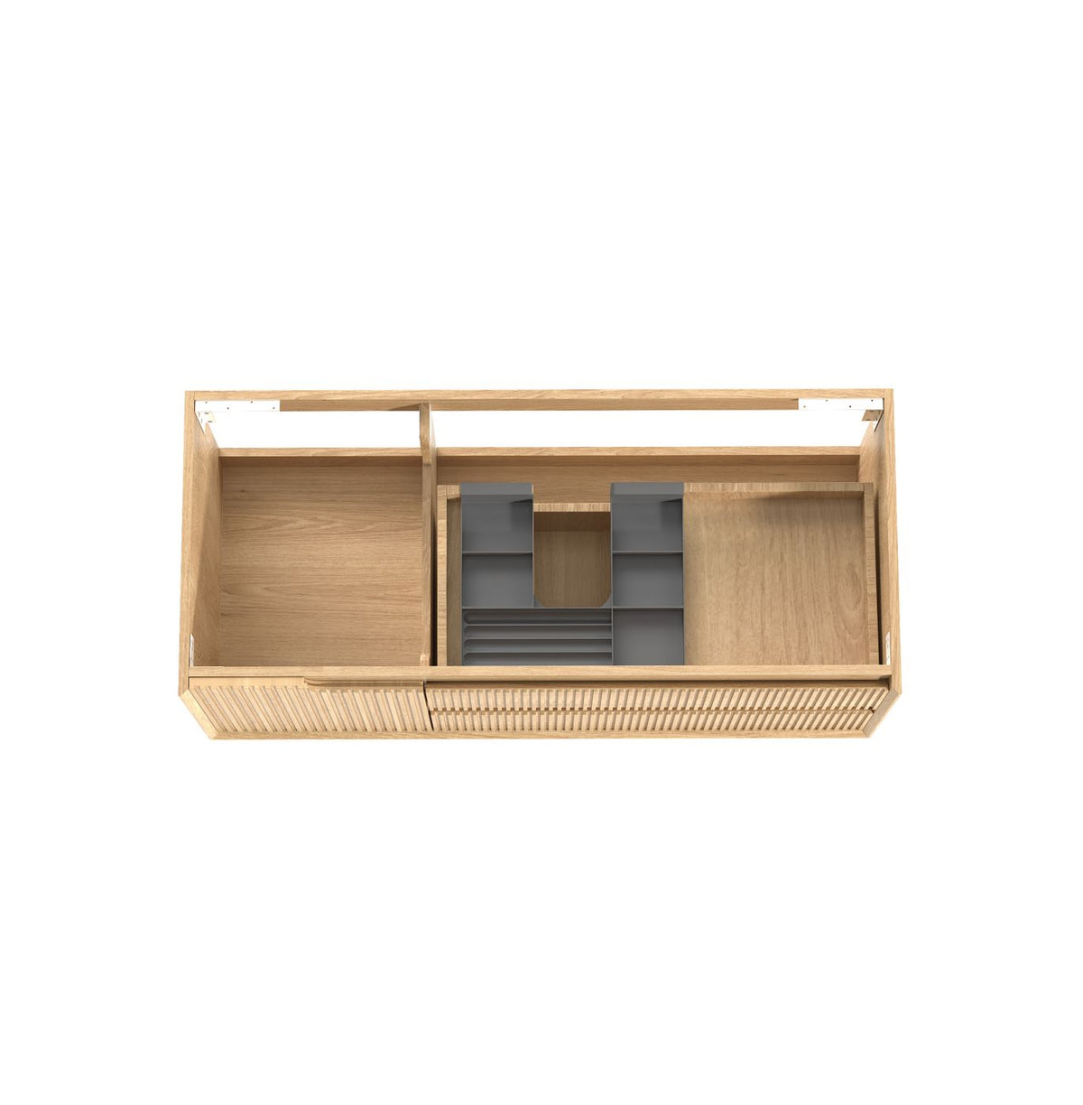 Otti Byron Fluted Vanity 1200mm Single Basin