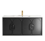 Laguna Mark II 1200mm Black Oak Wall Hung Vanity