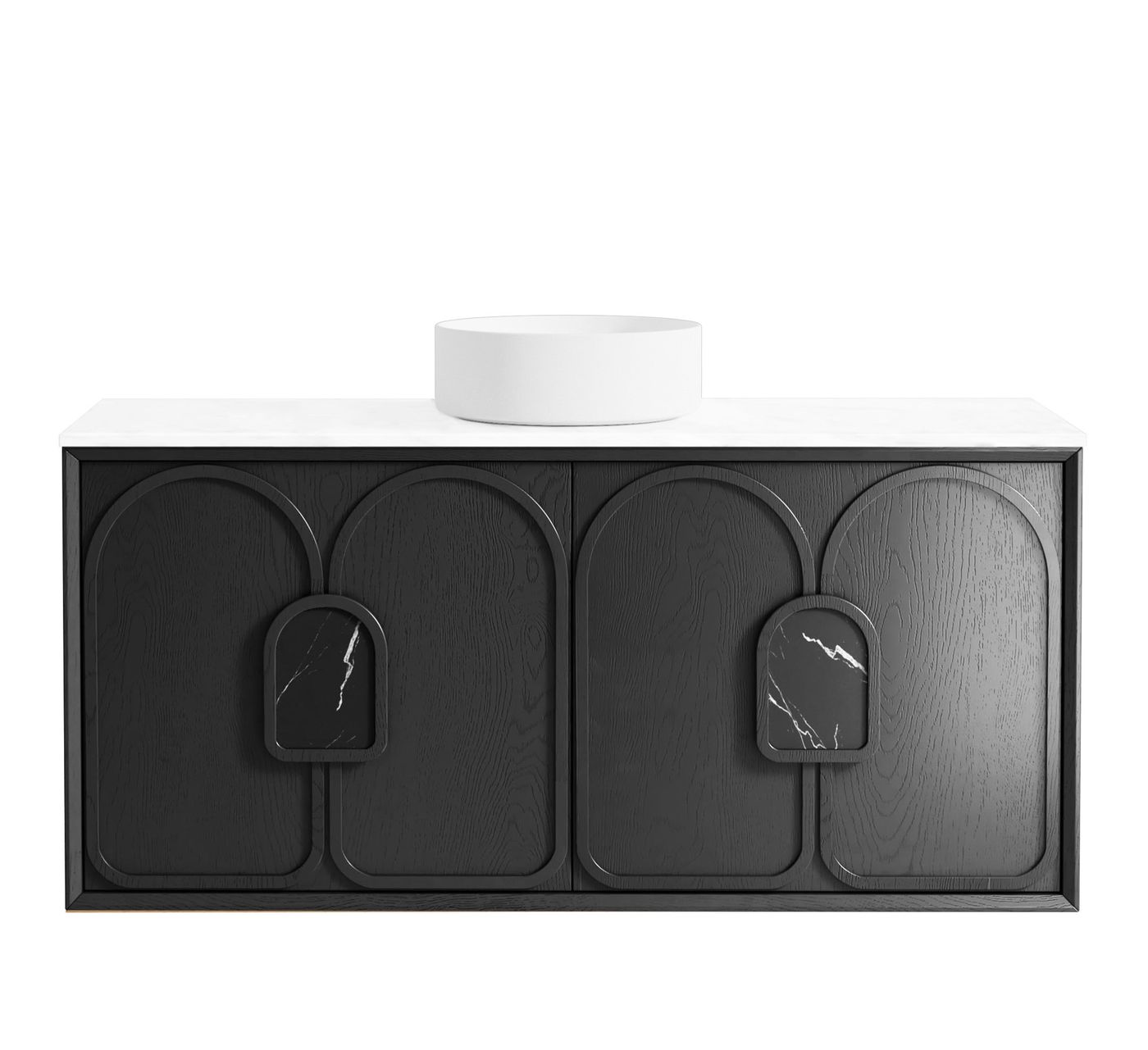 Laguna Mark II 1200mm Black Oak Wall Hung Vanity