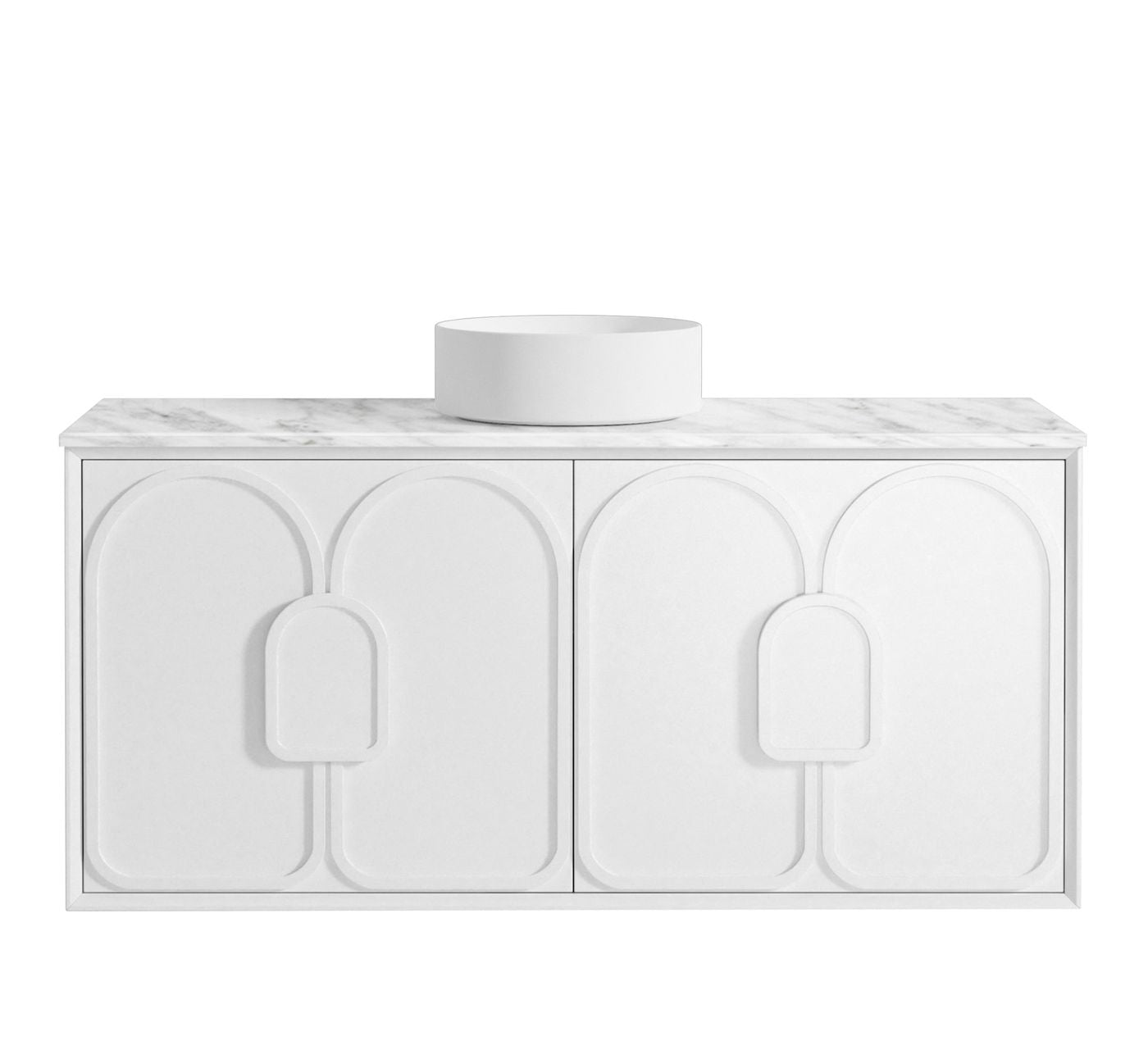 Laguna Mark II 1200mm Matte White Wall Hung Vanity