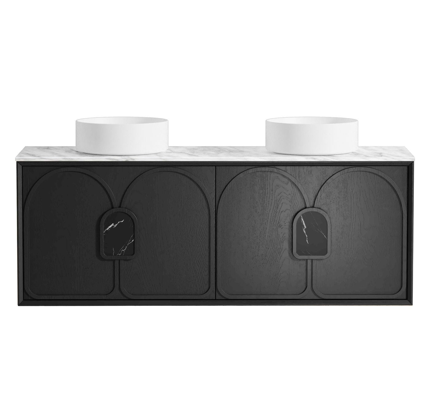 Laguna Mark II 1500mm Black Oak Wall Hung Vanity
