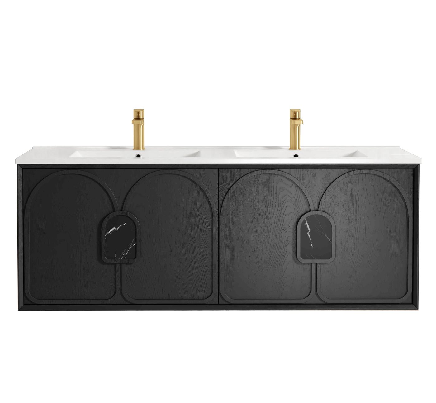 Laguna Mark II 1500mm Black Oak Wall Hung Vanity
