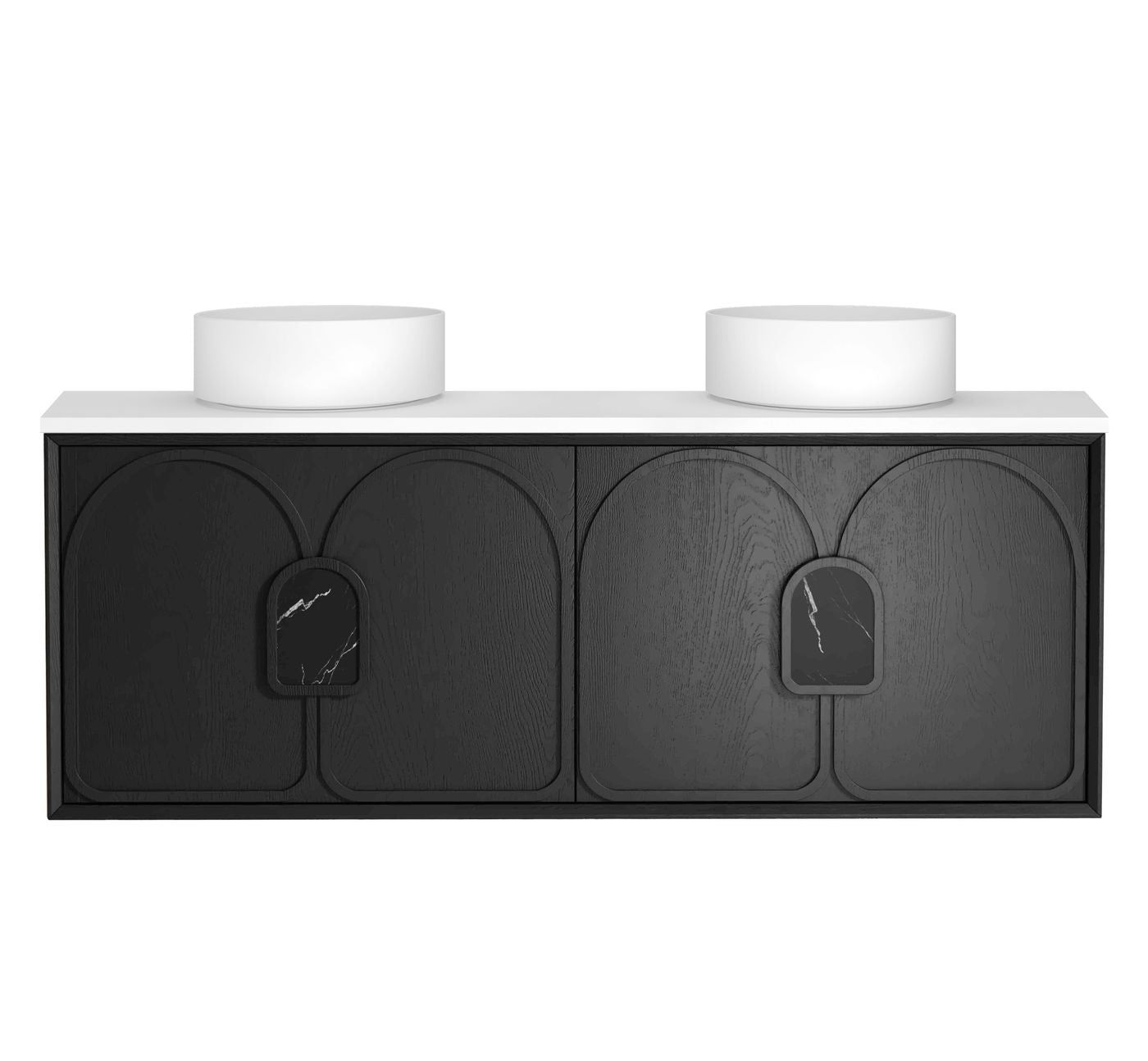 Laguna Mark II 1500mm Black Oak Wall Hung Vanity