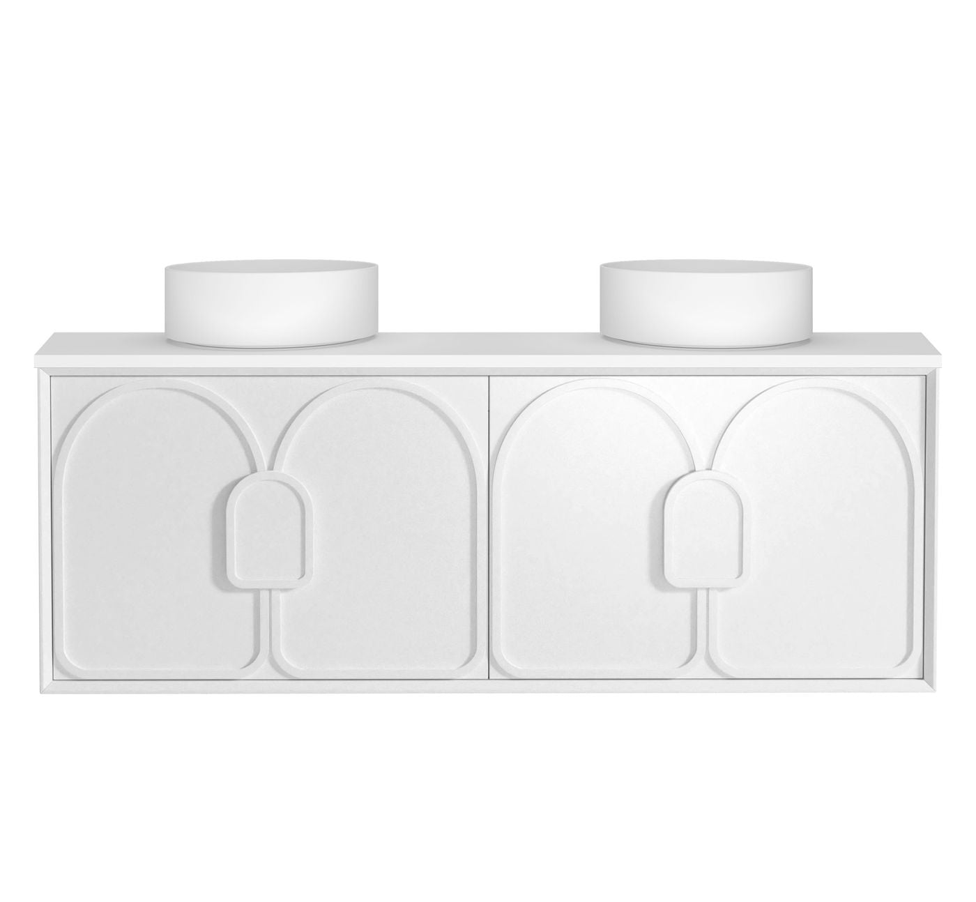 Laguna Mark II 1500mm Matte White Wall Hung Vanity