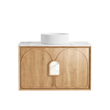 Laguna Mark II 900mm Woodland Oak Wall Hung Vanity