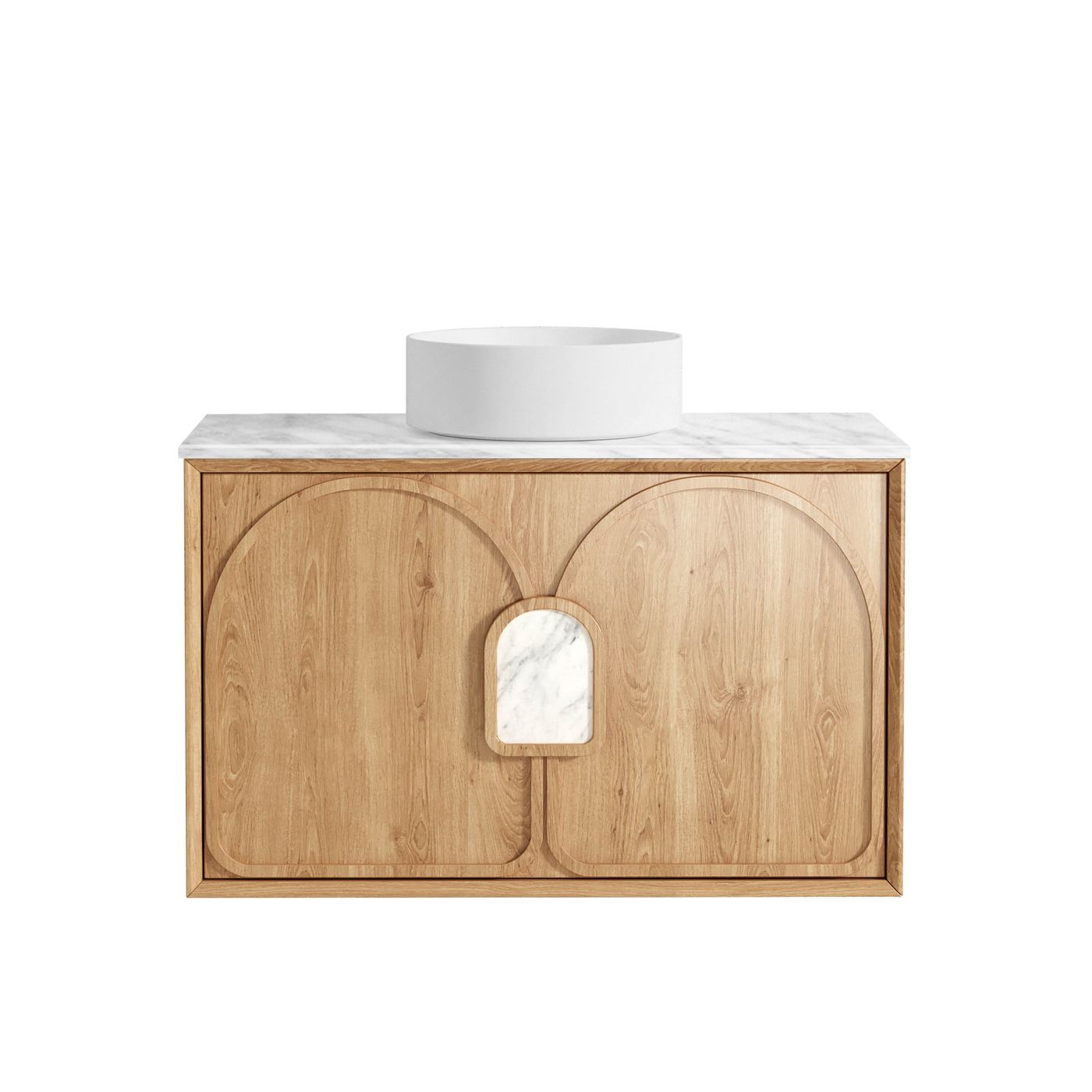 Laguna Mark II 900mm Woodland Oak Wall Hung Vanity