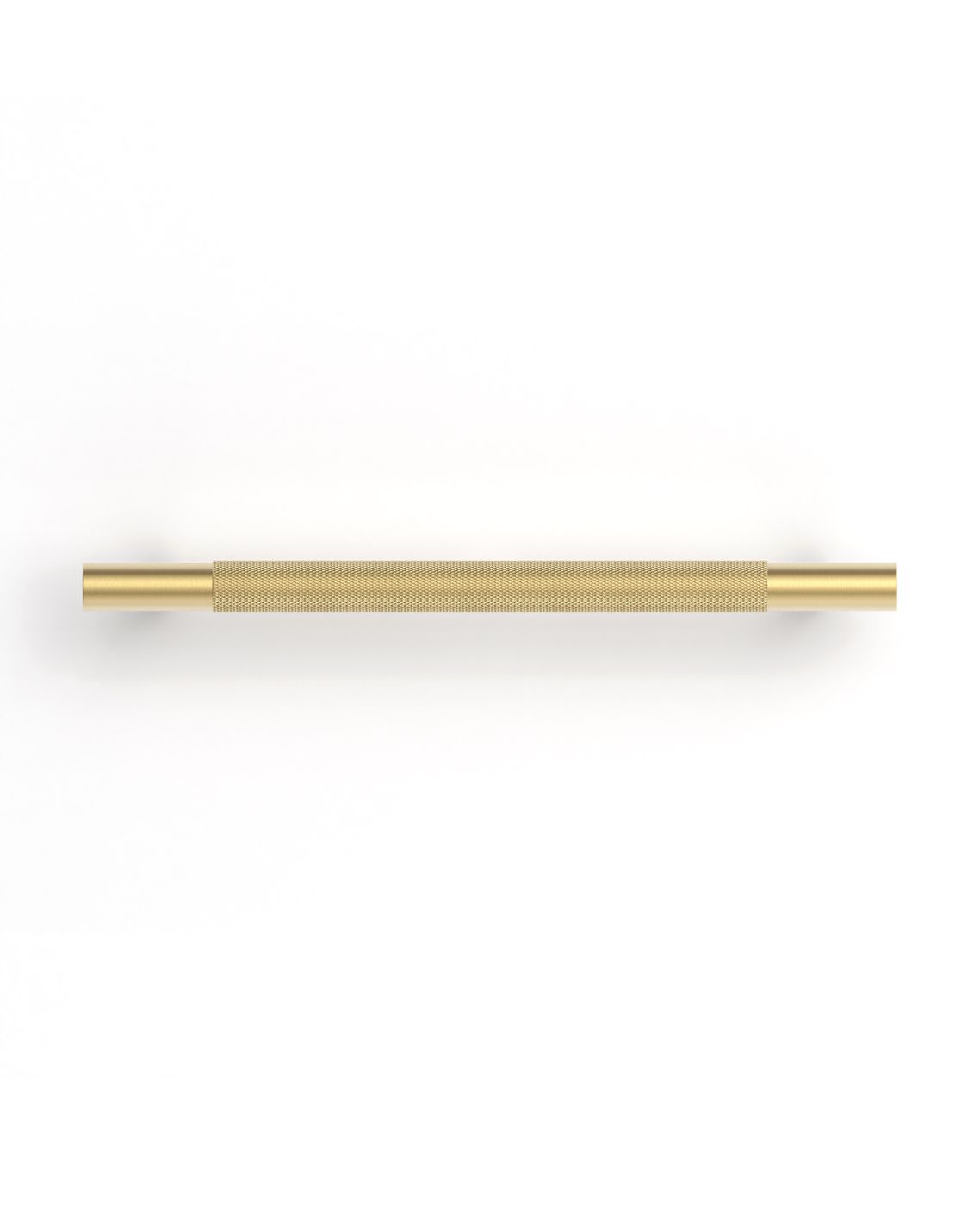 Nord - 200mm Brushed Brass Handle (Premium Solid Brass Construction)