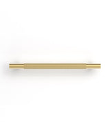 Nord - 200mm Brushed Brass Handle (Premium Solid Brass Construction)