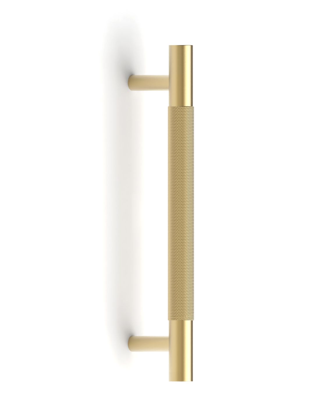 Nord - 165mm Brushed Brass Handle (Premium Solid Brass Construction)