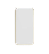 LED Newport 1500(W)x750(H) Gold Metal Frame Mirror- Install Horizontal or Vertical