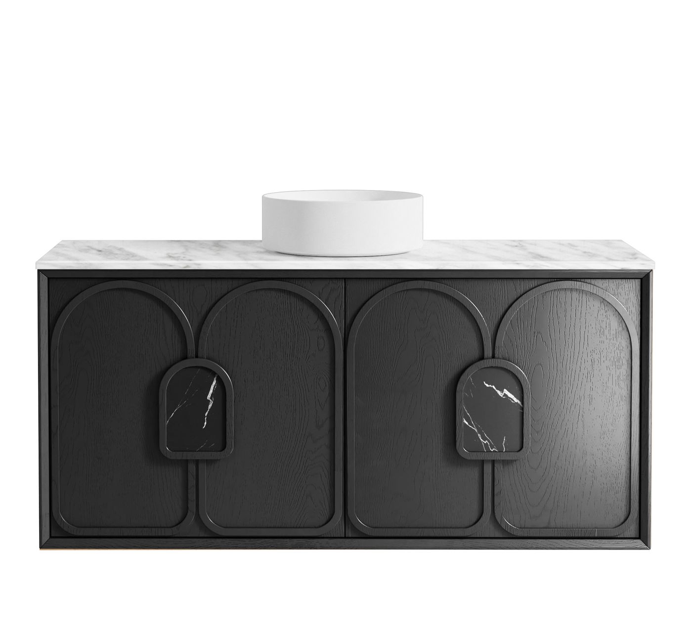 Laguna Mark II 1200mm Black Oak Wall Hung Vanity