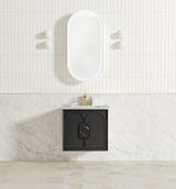 Laguna Mark II 600mm Black Oak Wall Hung Vanity