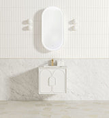 Laguna Mark II 600mm Matte White Wall Hung Vanity