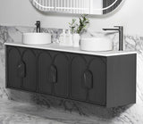 Laguna Mark II 1800mm Black Oak Wall Hung Vanity