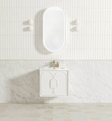 Laguna Mark II 600mm Matte White Wall Hung Vanity