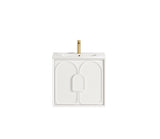 Laguna Mark II 600mm Matte White Wall Hung Vanity