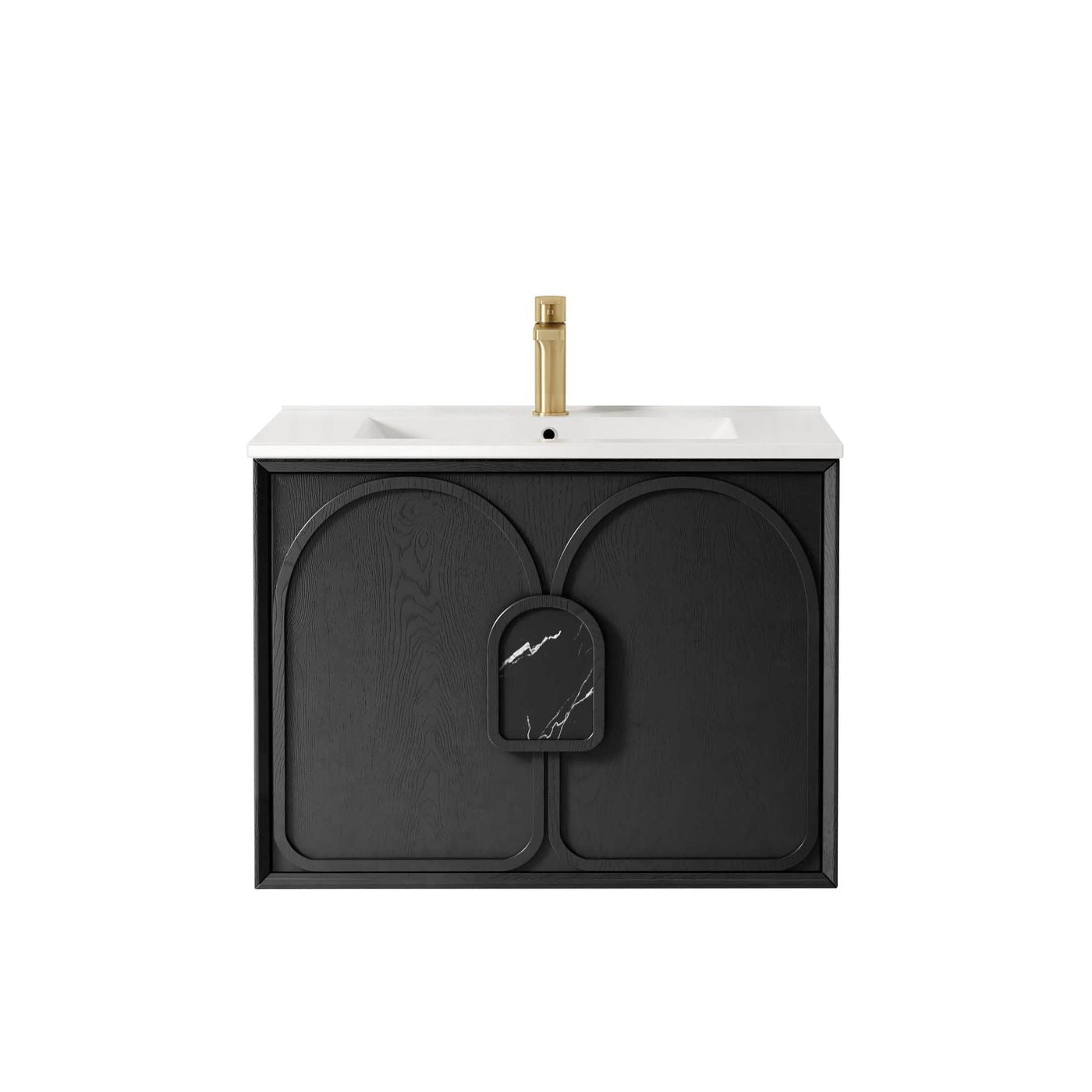 Laguna Mark II 750mm Black Oak Wall Hung Vanity