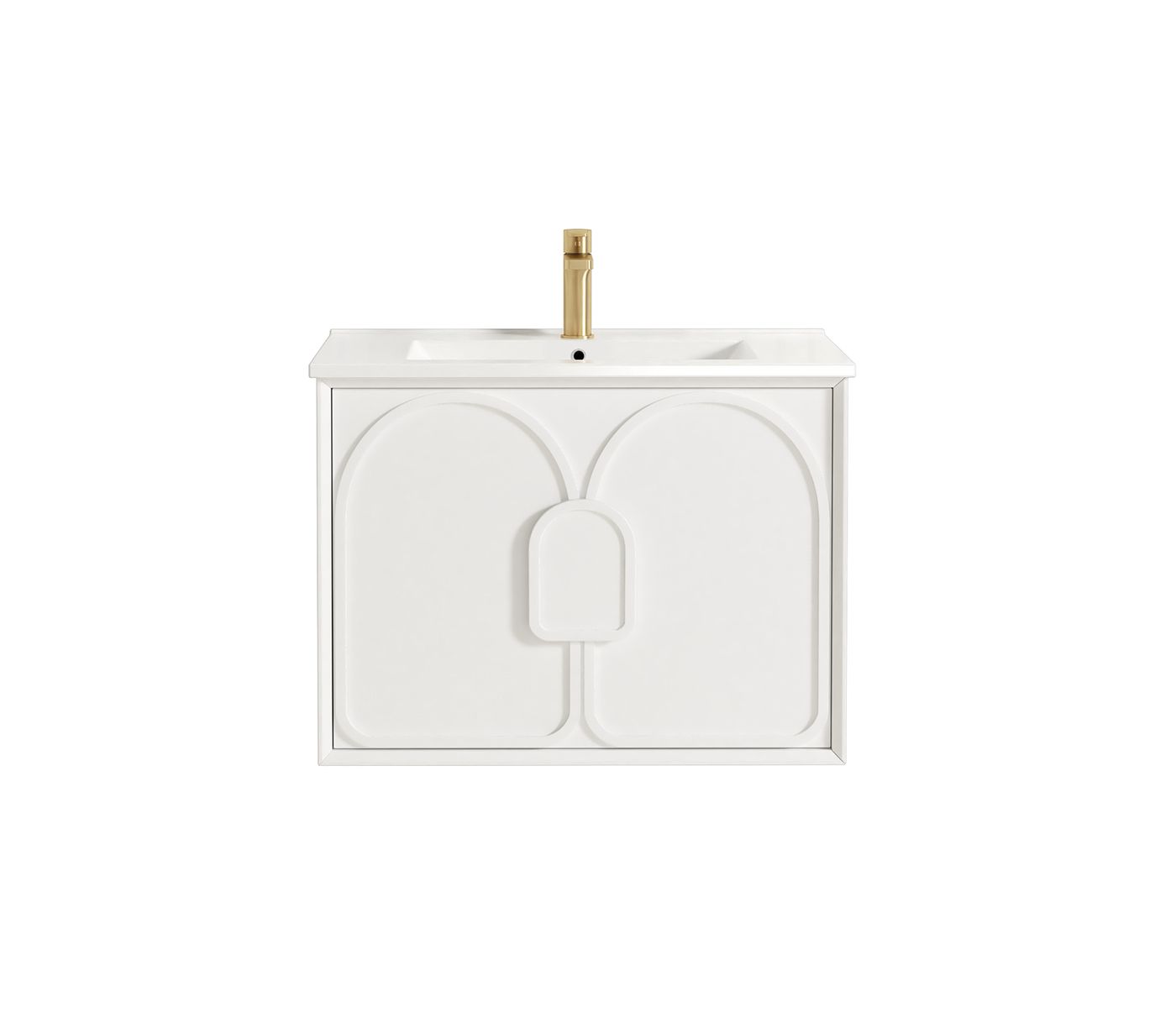Laguna Mark II 750mm Matte White Wall Hung Vanity