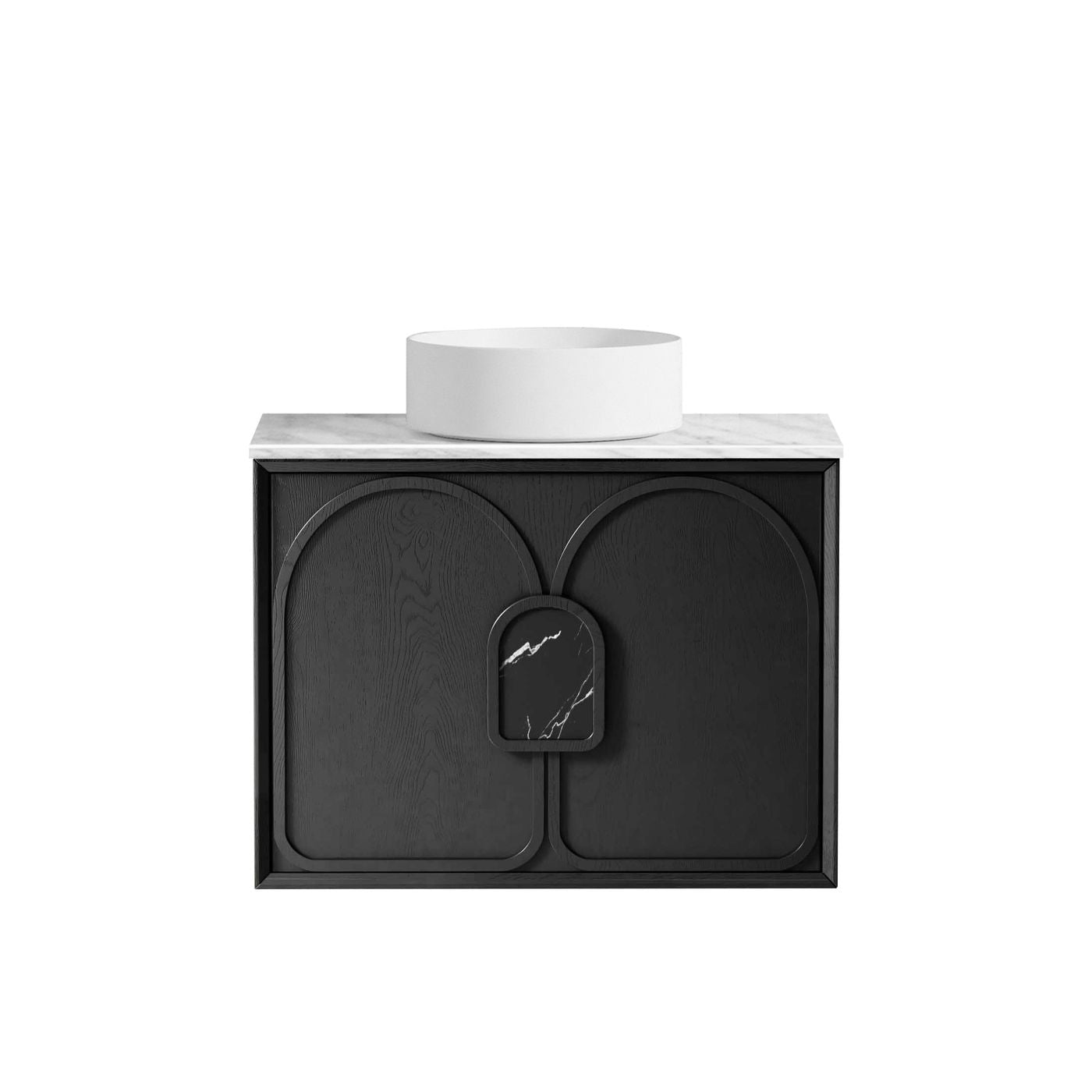 Laguna Mark II 750mm Black Oak Wall Hung Vanity