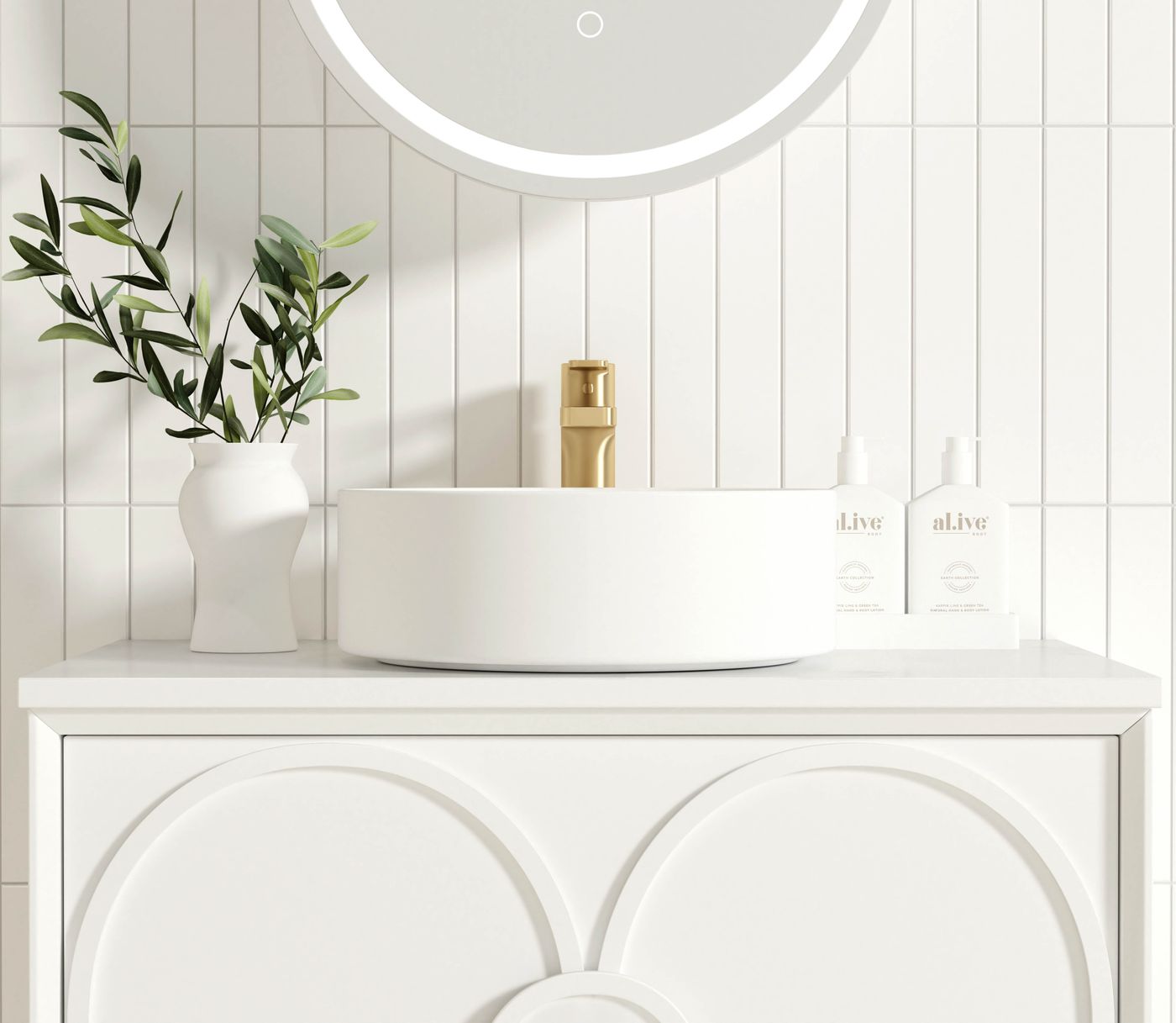 Laguna Mark II 750mm Matte White Wall Hung Vanity